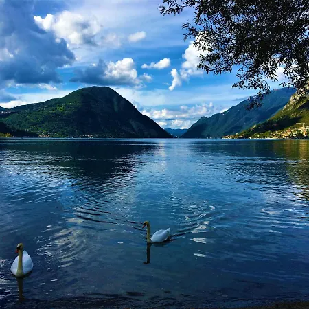 Italy Lago Di Lugano Semesterpark *